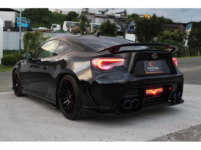 86 GT HKS GTスーパーチャージャー KHULVer2エアロキット RAYSグラムハイツAW BRIDEシート KHULマフラー BLITZ車高調 CUSCOタワーバー LEDテール/ヘッド/フォグライト(2枚目)