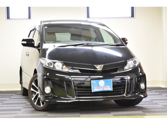 エスティマ アエラス ベリーエディション ETC 純正9型ナビ フルセグTV Bluetooth再生 バックカメラ ドライブレコーダー前後カメラ フリップダウンモニター両側パワースライドドア クルーズコントロール 革シート シートヒーター(2枚目)