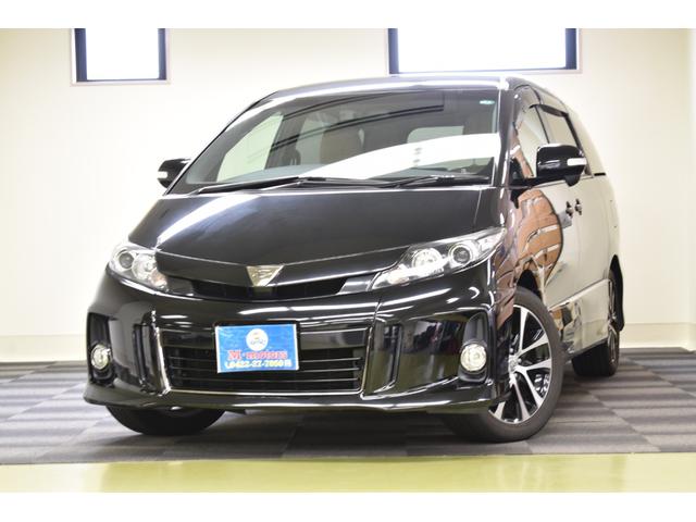 エスティマ アエラス ベリーエディション ETC 純正9型ナビ フルセグTV Bluetooth再生 バックカメラ ドライブレコーダー前後カメラ フリップダウンモニター両側パワースライドドア クルーズコントロール 革シート シートヒーター(3枚目)