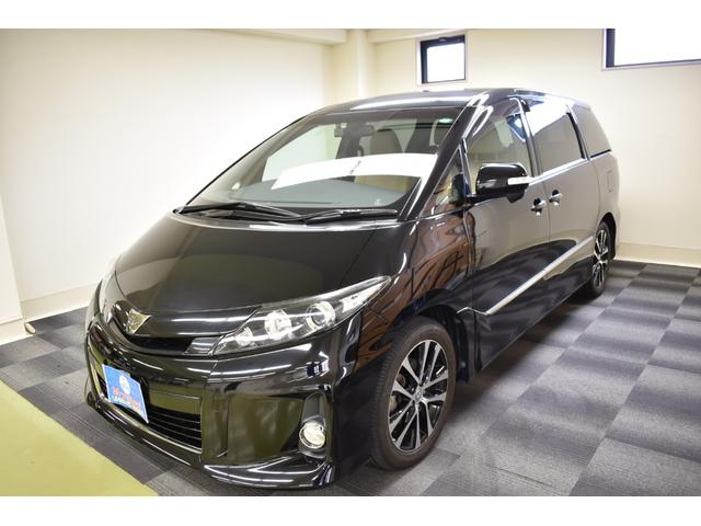 エスティマ アエラス ベリーエディション ETC 純正9型ナビ フルセグTV Bluetooth再生 バックカメラ ドライブレコーダー前後カメラ フリップダウンモニター両側パワースライドドア クルーズコントロール 革シート シートヒーター(8枚目)