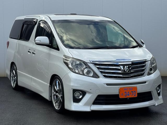 アルファード 240S Cパッケージ TEIN車高調 20インチAW 本革 サンルーフ 後席モニター TV Bカメラ ETC ドラレコ パワーシート パワーバックドア 両側パワスラ(10枚目)