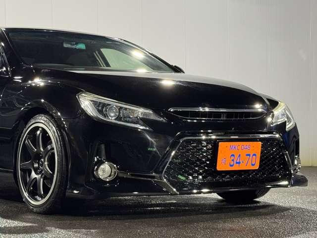 マークＸ ２５０Ｇ　リラックスセレクション・ブラックリミテッド　Ｇ’ｓ仕様　エアロ　車高調　サンルーフ　ＥＭＫＥＩ１８インチアルミ　ＴＶ　Ｂカメラ　ＥＴＣ　パワーシート（3枚目）