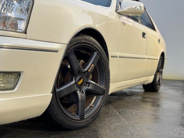 クラウンマジェスタ Aタイプ タイベル交換済み フルエアロ 19インチAW TV Bluetooth ウットコンビ ETC パワーシート(5枚目)