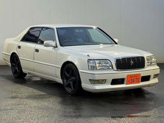 クラウンマジェスタ Aタイプ タイベル交換済み フルエアロ 19インチAW TV Bluetooth ウットコンビ ETC パワーシート(12枚目)