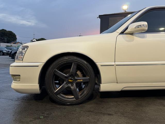 クラウンマジェスタ Aタイプ タイベル交換済み フルエアロ 19インチAW TV Bluetooth ウットコンビ ETC パワーシート(21枚目)