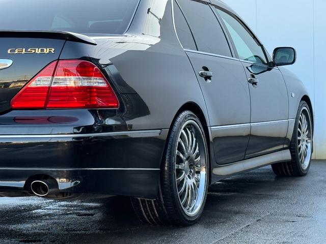 セルシオ ｅＲ仕様　タイベル交換済み　社外２０ＡＷ　エアロ　本革　サンルーフ　Ｂカメラ　ＥＴＣ（6枚目）