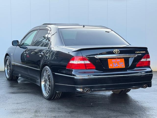 セルシオ ｅＲ仕様　タイベル交換済み　社外２０ＡＷ　エアロ　本革　サンルーフ　Ｂカメラ　ＥＴＣ（17枚目）