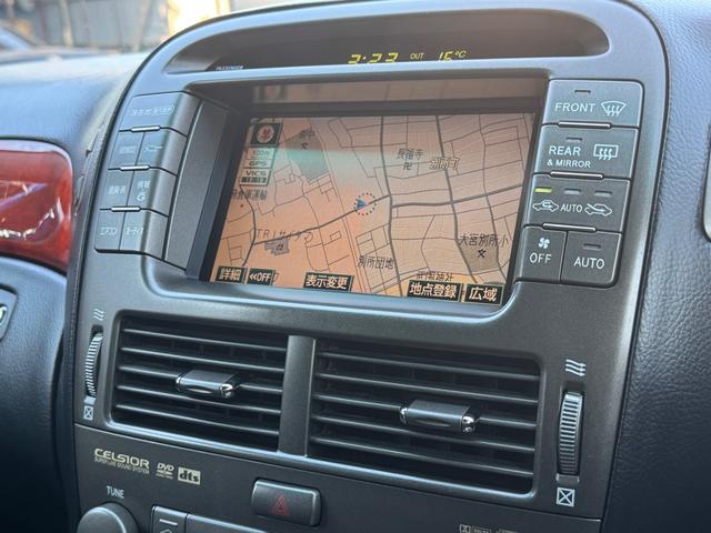 セルシオ ｅＲ仕様　タイベル交換済み　社外２０ＡＷ　エアロ　本革　サンルーフ　Ｂカメラ　ＥＴＣ（36枚目）