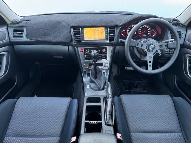 レガシィツーリングワゴン ２．０ＧＴ　ターボ車　車高調　ＳＴＩフロントリップ　社外マフラー　ＳＴＩパーツ　社外１８ＡＷ　Ｂカメラ　ＥＴＣ（7枚目）