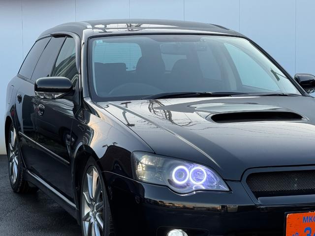 レガシィツーリングワゴン ２．０ＧＴ　ターボ車　車高調　ＳＴＩフロントリップ　社外マフラー　ＳＴＩパーツ　社外１８ＡＷ　Ｂカメラ　ＥＴＣ（8枚目）