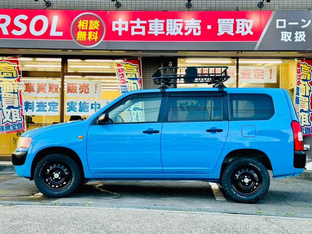 ＧＬ　保証付　ブルー全塗装　ブロックタイヤ　２インチリフトアップ　鉄チンホイール　ルーフラック　ルーフキャリア　ＴＯＹＯＴＡグリル　ブラウンシートカバー　アウトドアカスタム(15枚目)