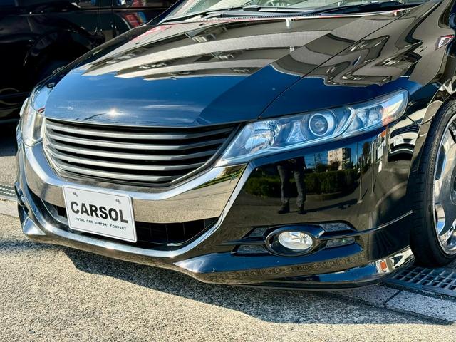 オデッセイ Mエアロパッケージ 法定整備付 ナビTV ローダウン 社外AW キーフリー ETC車載器 地デジフルセグ 横滑り防止装置 パワーウィンドウ フルオートエアコン ダブルエアコン 衝突安全ボディ フルフラット DVD エアロ(18枚目)