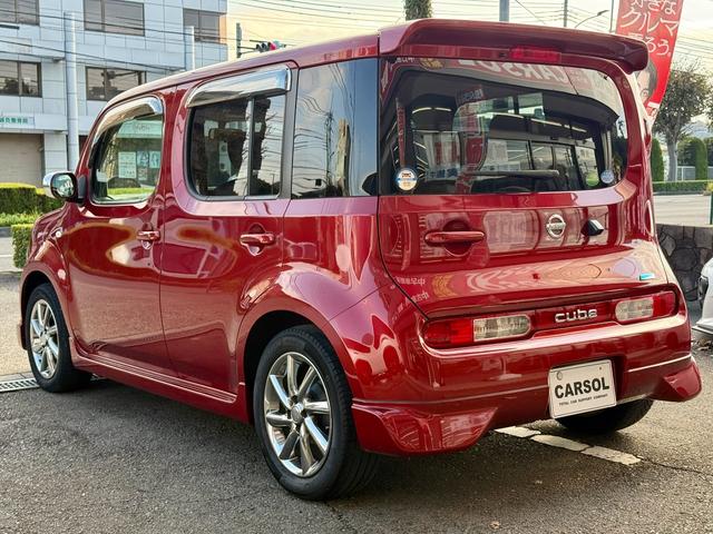 キューブ 15G 車検整備付 ナビTV Bカメラ ライダー仕様 フルエアロ アルミ Bluetooth(14枚目)