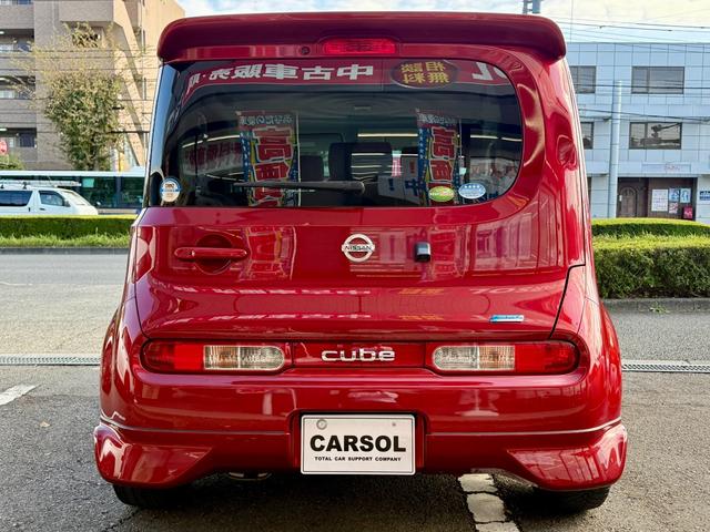 キューブ 15G 車検整備付 ナビTV Bカメラ ライダー仕様 フルエアロ アルミ Bluetooth(15枚目)
