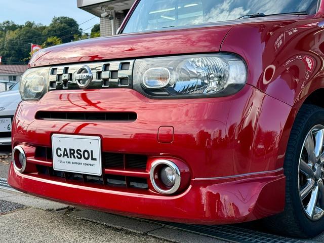 キューブ 15G 車検整備付 ナビTV Bカメラ ライダー仕様 フルエアロ アルミ Bluetooth(18枚目)