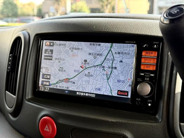 キューブ 15G 車検整備付 ナビTV Bカメラ ライダー仕様 フルエアロ アルミ Bluetooth(34枚目)