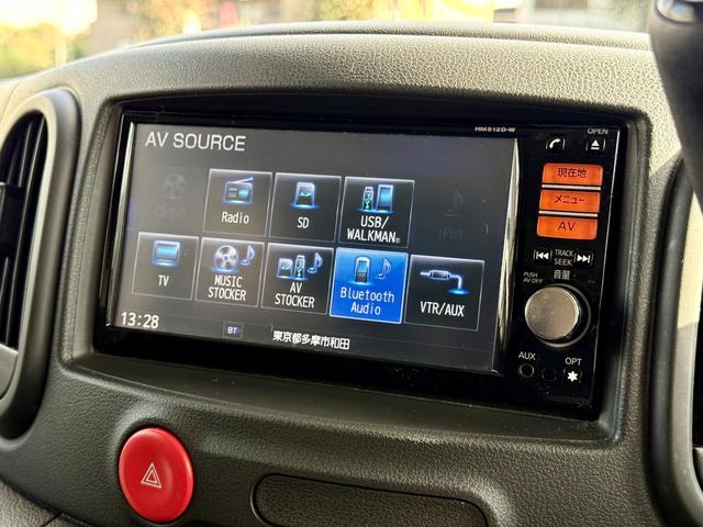 キューブ 15G 車検整備付 ナビTV Bカメラ ライダー仕様 フルエアロ アルミ Bluetooth(36枚目)