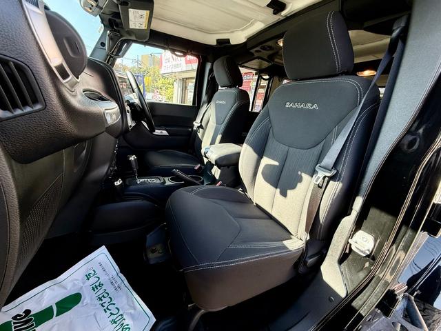 ジープ・ラングラーアンリミテッド サハラ 法定整備付 ナビTV ETC ALPINEサウンド WF PERFORMANCEサイドステップ グッドリッチT/Aタイヤ 地デジフルセグ Bluetooth音楽 盗難防止システム メモリナビ パワステ(34枚目)