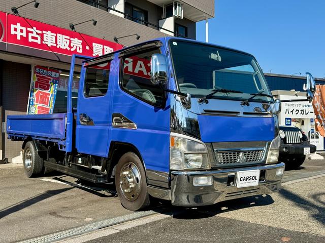 キャンター 　ダブルキャブ　６ｍロング　積載量２トン　５ＭＴ　６人乗　ディーゼル　ＦＥ７２ＤＥ　原動機４Ｍ５０　長さ６０４幅１８９高さ２０８　カスタム　左電動格納ミラー　ＥＴＣ（9枚目）
