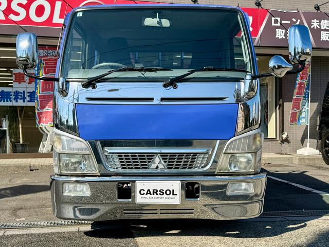 キャンター 　ダブルキャブ　６ｍロング　積載量２トン　５ＭＴ　６人乗　ディーゼル　ＦＥ７２ＤＥ　原動機４Ｍ５０　長さ６０４幅１８９高さ２０８　カスタム　左電動格納ミラー　ＥＴＣ（10枚目）