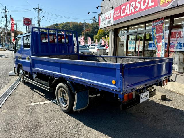 キャンター 　ダブルキャブ　６ｍロング　積載量２トン　５ＭＴ　６人乗　ディーゼル　ＦＥ７２ＤＥ　原動機４Ｍ５０　長さ６０４幅１８９高さ２０８　カスタム　左電動格納ミラー　ＥＴＣ（14枚目）