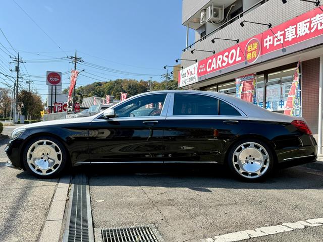 Sクラス S550ロング 法定整備付 マイバッハ仕様 SR黒革 右H シルバー×ブラックツートン 全方位カメラ 電動サンシェード パノラミックスライディングルーフ YouTube動画公開中 フルセグ 整備記録簿 禁煙(2枚目)