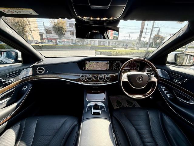 Sクラス S550ロング 法定整備付 マイバッハ仕様 SR黒革 右H シルバー×ブラックツートン 全方位カメラ 電動サンシェード パノラミックスライディングルーフ YouTube動画公開中 フルセグ 整備記録簿 禁煙(27枚目)