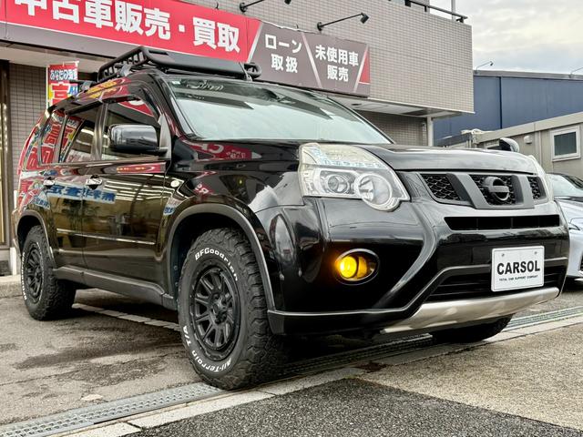 エクストレイル ２０Ｘｔｔ　法定整備付　ナビＴＶ　Ｂｌｕｅｔｏｏｔｈ　シートヒーター　クルーズコントロール　オートライト　パートタイム４ＷＤ　ルーフキャリア　チッピング塗装　ホワイトレター（9枚目）