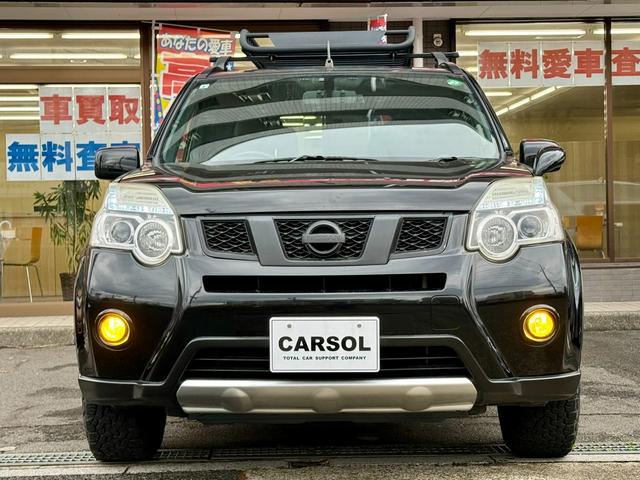 エクストレイル ２０Ｘｔｔ　法定整備付　ナビＴＶ　Ｂｌｕｅｔｏｏｔｈ　シートヒーター　クルーズコントロール　オートライト　パートタイム４ＷＤ　ルーフキャリア　チッピング塗装　ホワイトレター（10枚目）