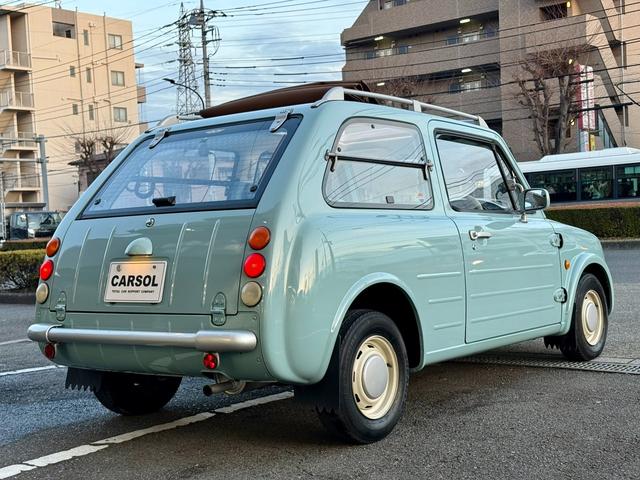 パオ キャンバストップ　法定整備付　５速ＭＴ　走行確認済　全塗装　電動オープン　トランク２段階開閉　ＥＴＣ車載器（3枚目）