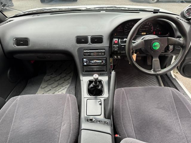１８０ＳＸ タイプＸ　ＣＵＳＣＯ車高調　ＣＵＳＣＯタワーバー　Ｍｓエアクリーナー　フジツボマフラー　ＡＰＥＸブースト計　ＫＥＮＷＯＯＤオーディオ（4枚目）