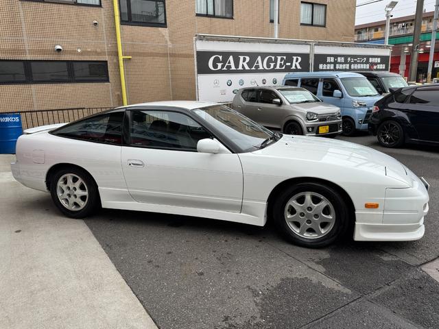 １８０ＳＸ タイプＸ　ＣＵＳＣＯ車高調　ＣＵＳＣＯタワーバー　Ｍｓエアクリーナー　フジツボマフラー　ＡＰＥＸブースト計　ＫＥＮＷＯＯＤオーディオ（7枚目）