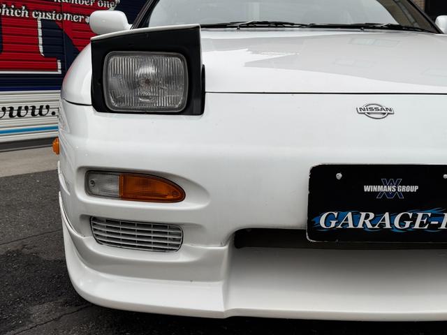 １８０ＳＸ タイプＸ　ＣＵＳＣＯ車高調　ＣＵＳＣＯタワーバー　Ｍｓエアクリーナー　フジツボマフラー　ＡＰＥＸブースト計　ＫＥＮＷＯＯＤオーディオ（16枚目）