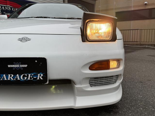 １８０ＳＸ タイプＸ　ＣＵＳＣＯ車高調　ＣＵＳＣＯタワーバー　Ｍｓエアクリーナー　フジツボマフラー　ＡＰＥＸブースト計　ＫＥＮＷＯＯＤオーディオ（19枚目）