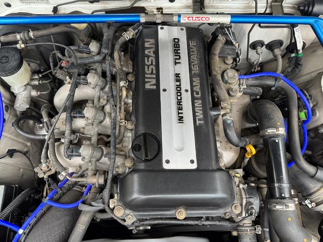 １８０ＳＸ タイプＸ　ＣＵＳＣＯ車高調　ＣＵＳＣＯタワーバー　Ｍｓエアクリーナー　フジツボマフラー　ＡＰＥＸブースト計　ＫＥＮＷＯＯＤオーディオ（21枚目）