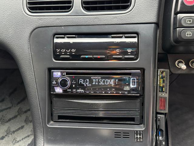 １８０ＳＸ タイプＸ　ＣＵＳＣＯ車高調　ＣＵＳＣＯタワーバー　Ｍｓエアクリーナー　フジツボマフラー　ＡＰＥＸブースト計　ＫＥＮＷＯＯＤオーディオ（33枚目）