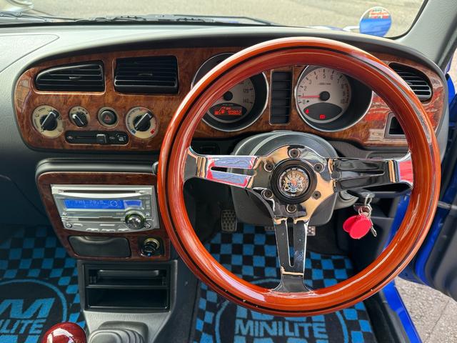 ミラジーノ ジーノ　ＭＩＮＩＬＩＴＥ１４インチＡＷ　社外ステアリング　フェンダーミラー　Ｐｉｏｎｅｅｒオーディオ　ＥＴＣ（28枚目）