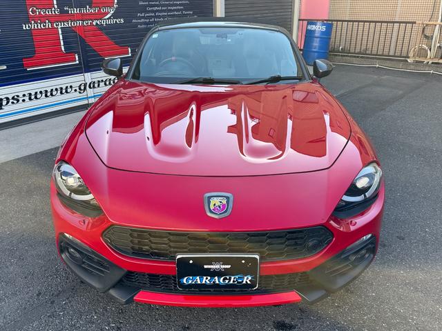 アバルト124 スパイダー ベースグレード ノーマル ブレンボキャリパー ナビ TV Bluetooth タイベル・ウォーターポンプ交換込(5枚目)