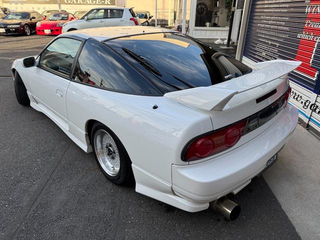 180SX タイプS MT換装公認済 ENKEI15インチAW 社外マフラー LIBRA車高調 NRGクイックリリース(2枚目)