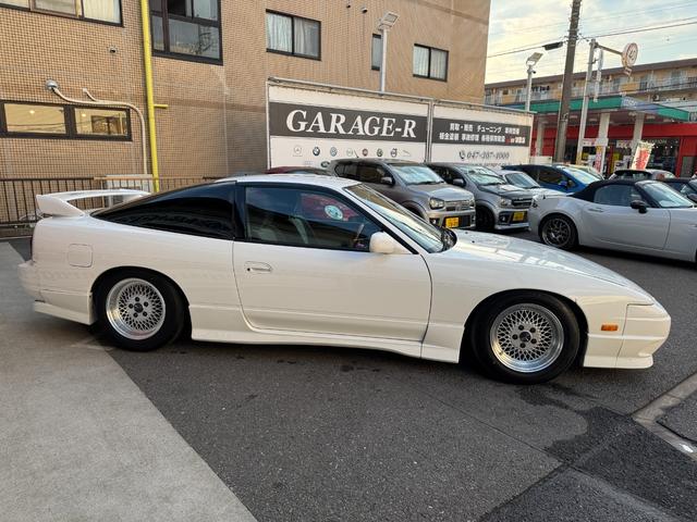 180SX タイプS MT換装公認済 ENKEI15インチAW 社外マフラー LIBRA車高調 NRGクイックリリース(7枚目)