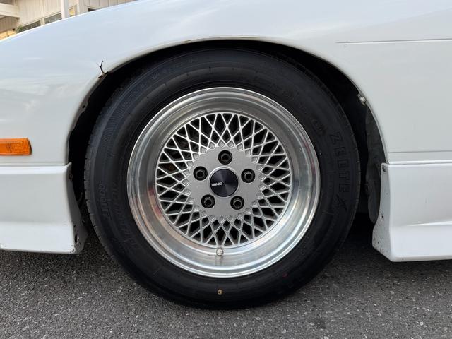 180SX タイプS MT換装公認済 ENKEI15インチAW 社外マフラー LIBRA車高調 NRGクイックリリース(14枚目)