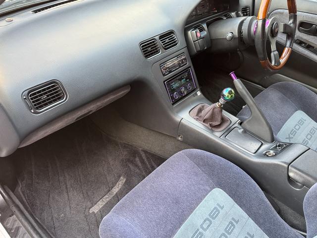 180SX タイプS MT換装公認済 ENKEI15インチAW 社外マフラー LIBRA車高調 NRGクイックリリース(25枚目)