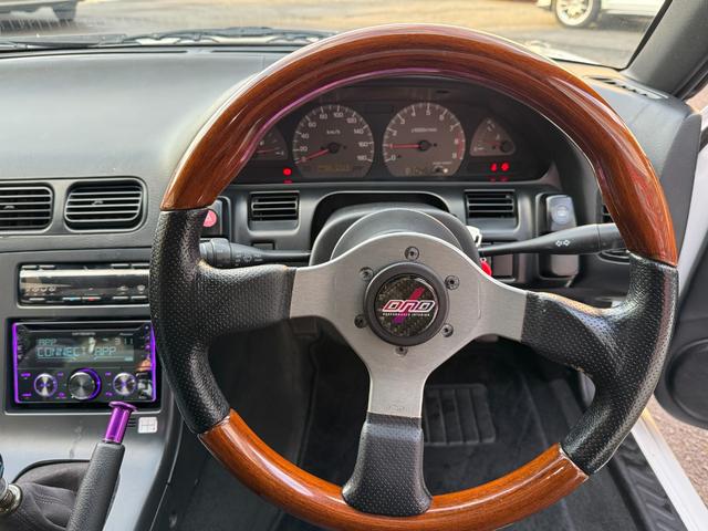 180SX タイプS MT換装公認済 ENKEI15インチAW 社外マフラー LIBRA車高調 NRGクイックリリース(28枚目)