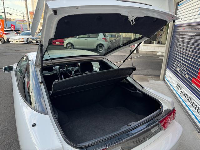 180SX タイプS MT換装公認済 ENKEI15インチAW 社外マフラー LIBRA車高調 NRGクイックリリース(35枚目)