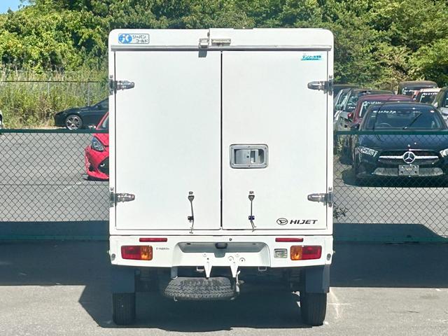 ハイゼットトラック FRP中温冷蔵冷凍車 -7℃設定 ダイハツ純正 デンソー冷凍機 片側スライドドア リヤワンタッチ扉 助手席エアバック ABS ETC バックカメラ 90度ストッパー 樹脂製スノコ 庫内ライト 荷箱カギ(13枚目)