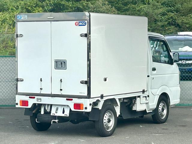 キャリイトラック 低温冷蔵冷凍車　－３０℃設定　菱重コールドチェーン冷凍機　２コンプレッサー仕様　薄箱仕様　片側スライドドア　リヤワンタッチ扉　キーレス　ＰＷ　ＥＴＣ　助手席エアバッグ　ＡＢＳ　左右９０度ストッパー　樹脂製スノコ　庫内ライト（5枚目）