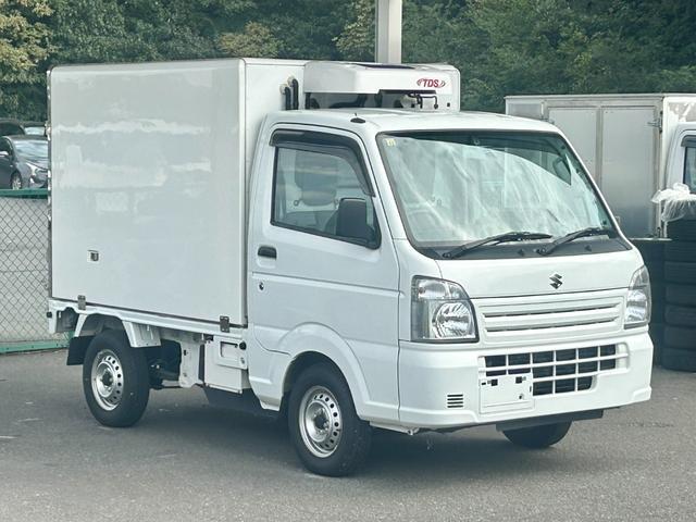 キャリイトラック 低温冷蔵冷凍車　－３０℃設定　菱重コールドチェーン冷凍機　２コンプレッサー仕様　薄箱仕様　片側スライドドア　リヤワンタッチ扉　キーレス　ＰＷ　ＥＴＣ　助手席エアバッグ　ＡＢＳ　左右９０度ストッパー　樹脂製スノコ　庫内ライト（9枚目）
