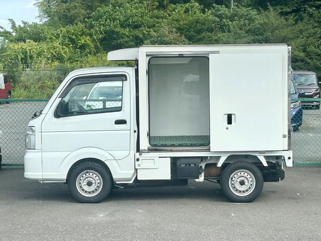 キャリイトラック 低温冷蔵冷凍車　－３０℃設定　菱重コールドチェーン冷凍機　２コンプレッサー仕様　薄箱仕様　片側スライドドア　リヤワンタッチ扉　キーレス　ＰＷ　ＥＴＣ　助手席エアバッグ　ＡＢＳ　左右９０度ストッパー　樹脂製スノコ　庫内ライト（11枚目）