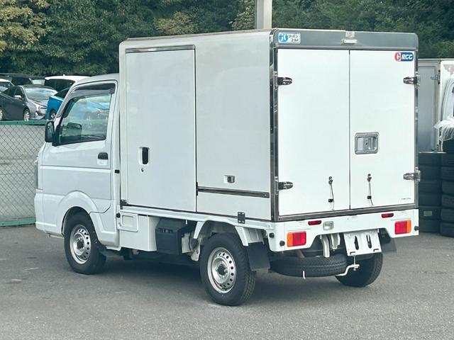 キャリイトラック 低温冷蔵冷凍車　－３０℃設定　菱重コールドチェーン冷凍機　２コンプレッサー仕様　薄箱仕様　片側スライドドア　リヤワンタッチ扉　キーレス　ＰＷ　ＥＴＣ　助手席エアバッグ　ＡＢＳ　左右９０度ストッパー　樹脂製スノコ　庫内ライト（15枚目）