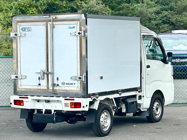 ハイゼットトラック 低温冷蔵冷凍車　－２２℃設定　ダイハツ純正　デンソー冷凍機　片側ドア　リヤロックロッド扉　キーレス　パワーウィンドウ　助手席エアバッグ　ＡＢＳ　９０度ストッパー　樹脂製スノコ　庫内ライト　荷箱カギ（5枚目）